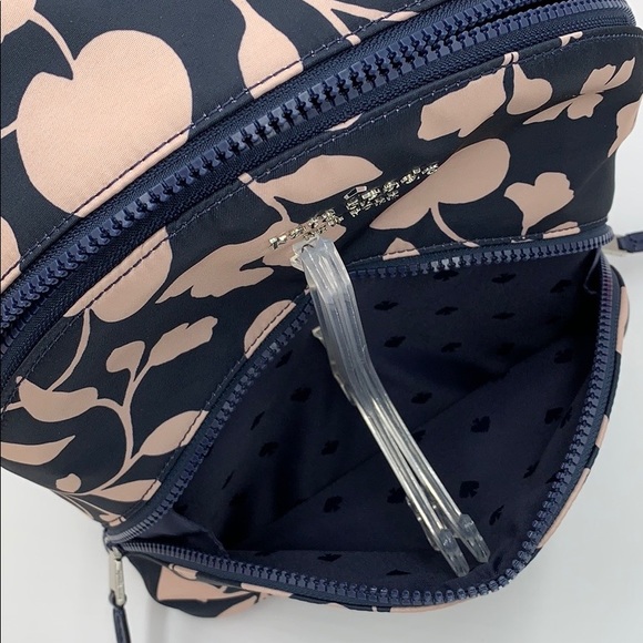 KATE SPADE KARISSA NYLON GARDEN VINE MEDIUM BACKPA - Picture 6 of 16